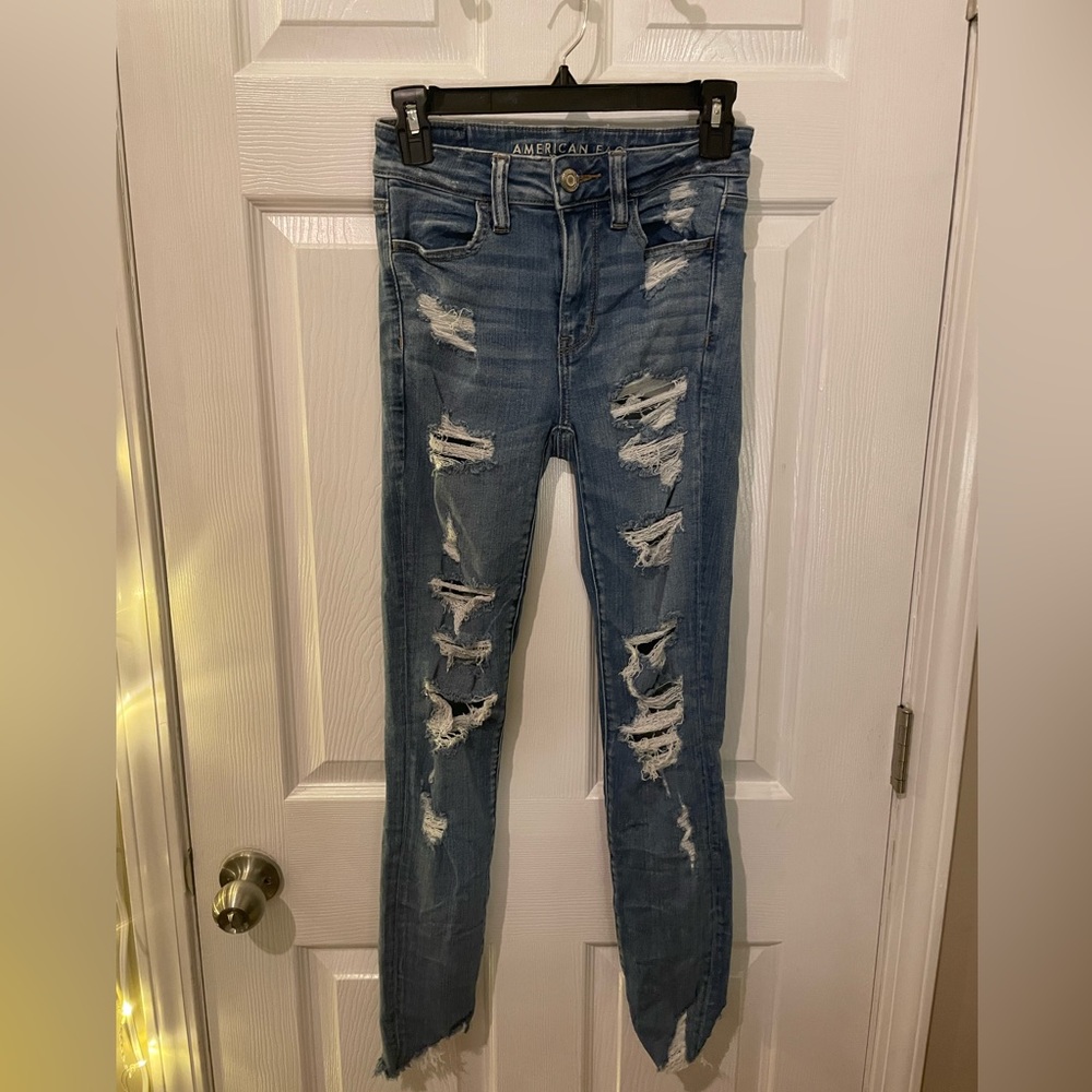 American Eagle 360 Next Level Stretch Skinny Jean Size 2R
